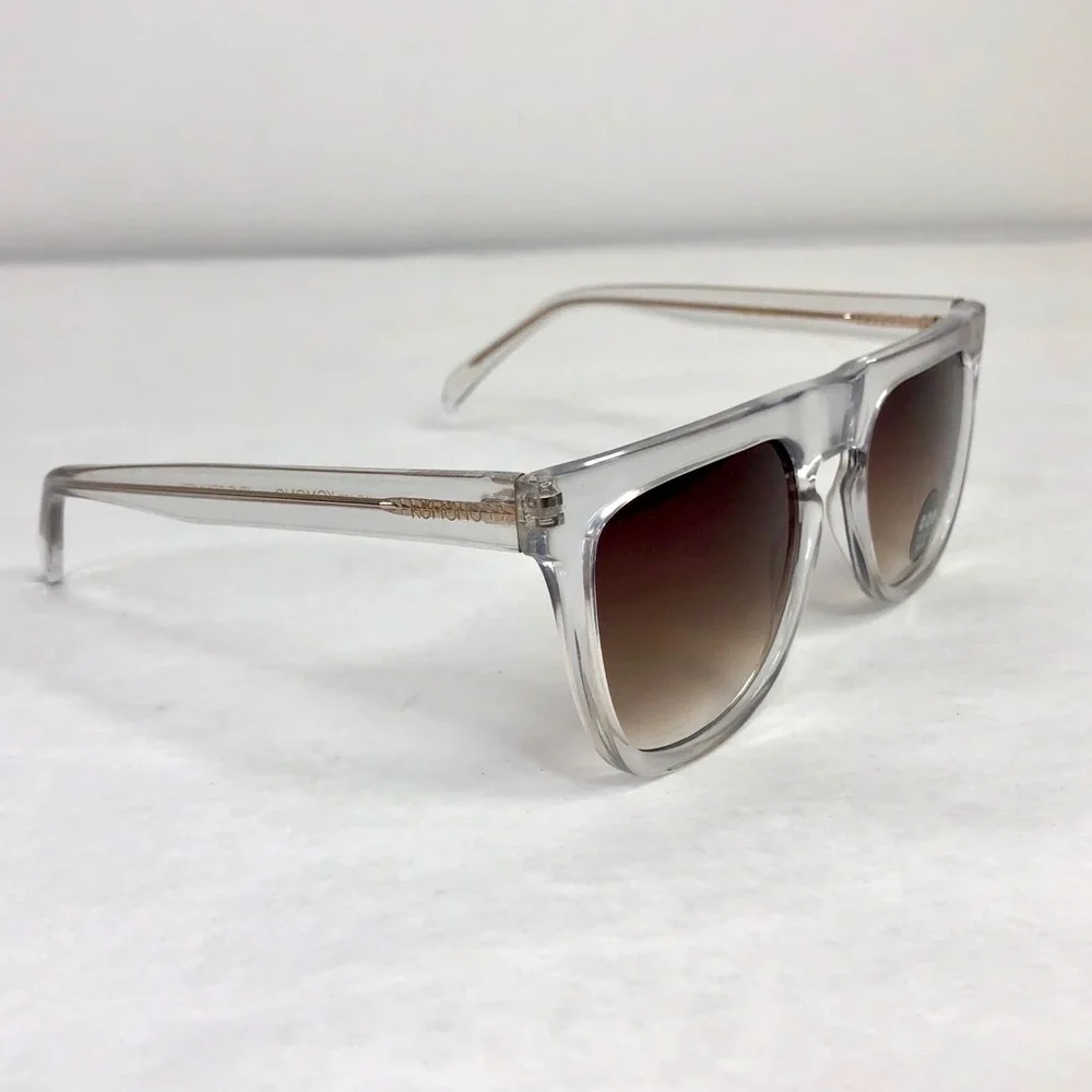 KOMONO Bennet Clear Sunglasses NEW oversized